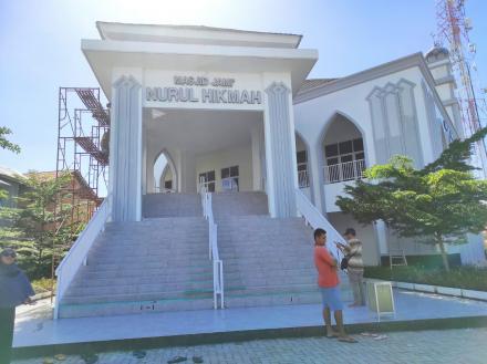 Berdiri Kokoh Dengan Desain Bagus, Masjid Jami’ Nurul Hikmah Jadi Ikon di KLU